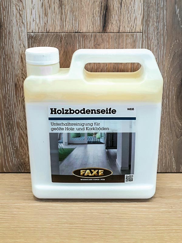 Holzbodenseife weiß